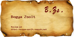Bogya Zsolt névjegykártya