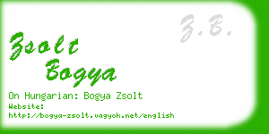 zsolt bogya business card